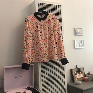 Kate Spade pink blouse